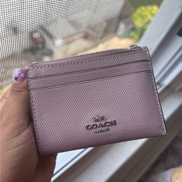 Light Purple COACH Mini Skinny ID Case - Picture 5 of 6